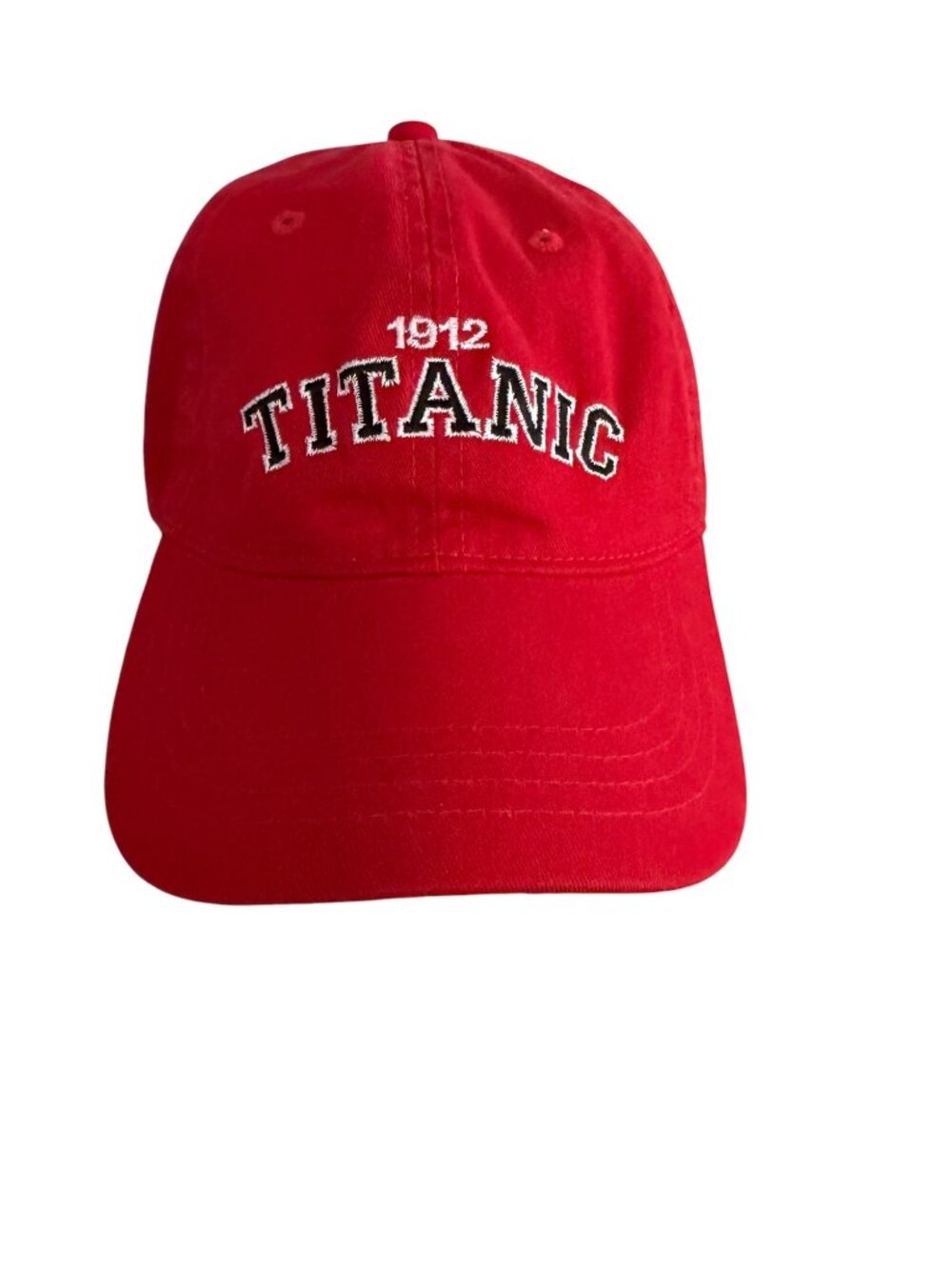 Titanic Museum Attraction 1912 Red Souvenir Baseball Cap Hat NWT